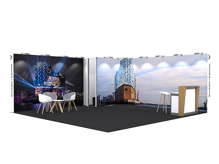 Ausstellungspaket 36m² Textildruck Ausstellungspaket 36m² Textildruck