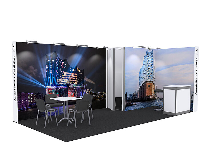 Ausstellungspaket 18m² Textildruck Ausstellungspaket 18m² Textildruck