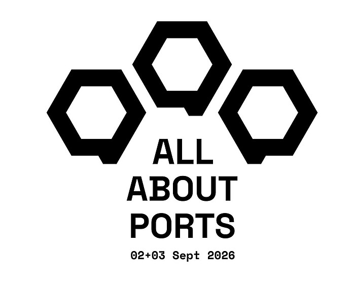 ALL ABOUT PORTS Logo mit Datum 2026 ALL ABOUT PORTS Logo mit Datum 2026