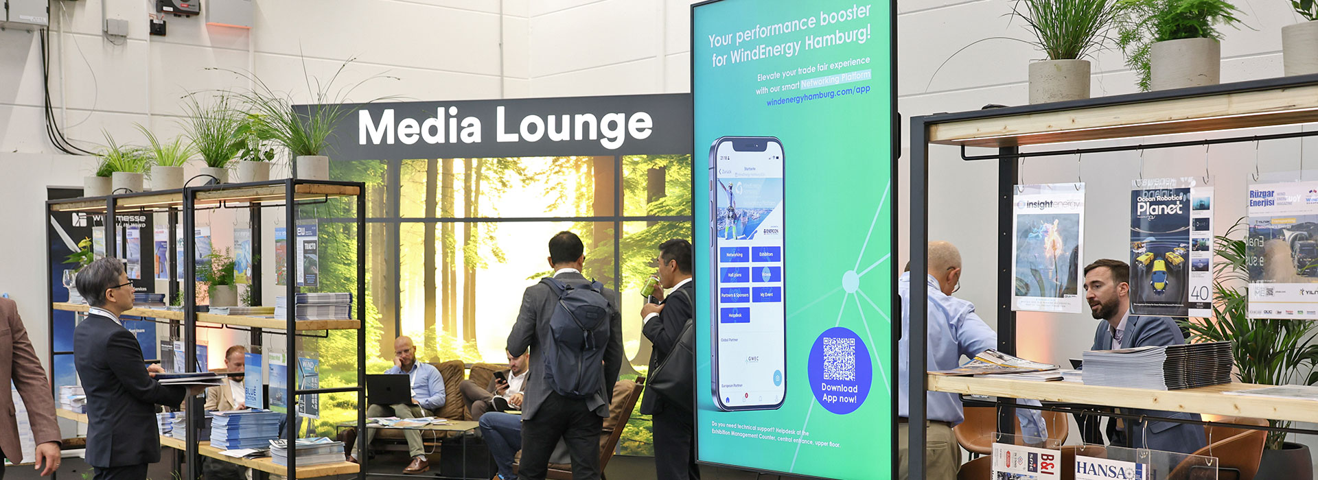 WindEnergy Hamburg 2024 - Media Lounge WindEnergy Hamburg 2024 - Media Lounge